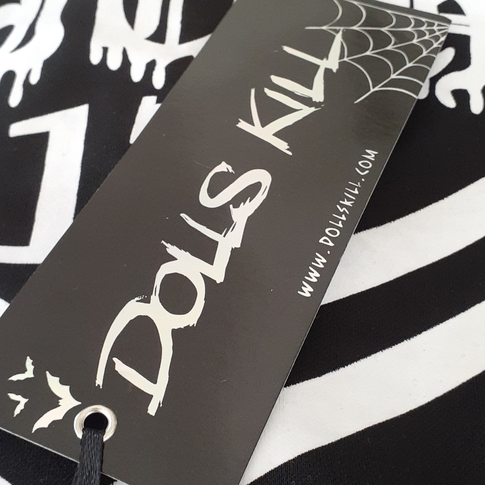 Dolls Kill REIGNING COVEN CHEERLEADER COSTUME SET - Picture 8 of 11